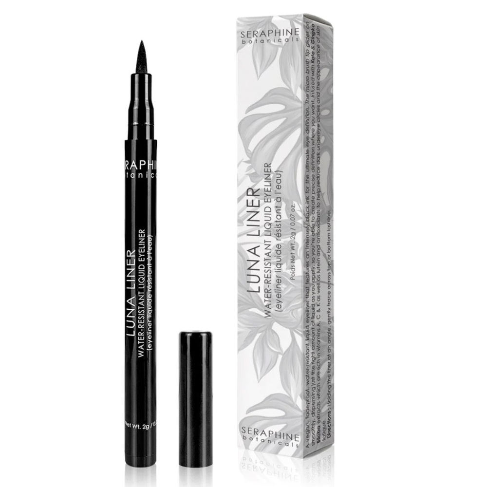 SERAPHINE BOTANICALS Luna Liner Water Resistant Liquid Eyeliner $18 NIB SEALED